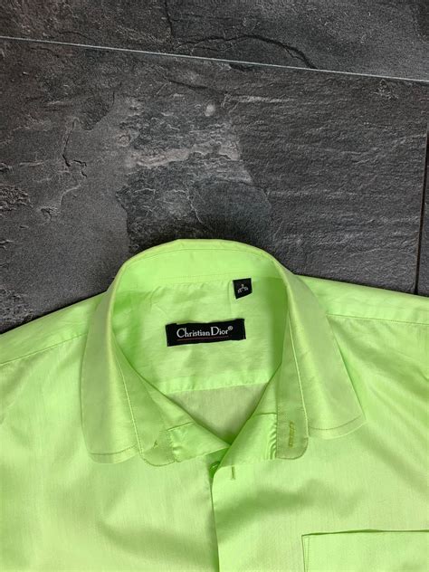 lime green dior shirt|Dior men's overshirt.